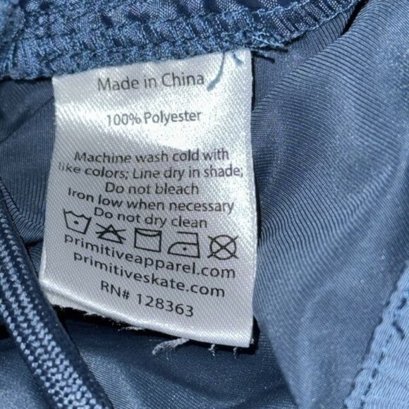 Primitive Skateboarding Mens Blue & White Polyester Track Pants S - Picture 4 of 10